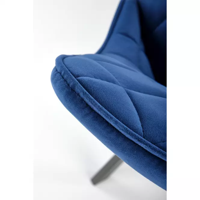 Stolička K450 Velvet/Kov Granát