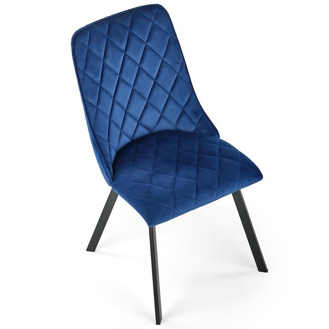 Stolička K450 Velvet/Kov Granát