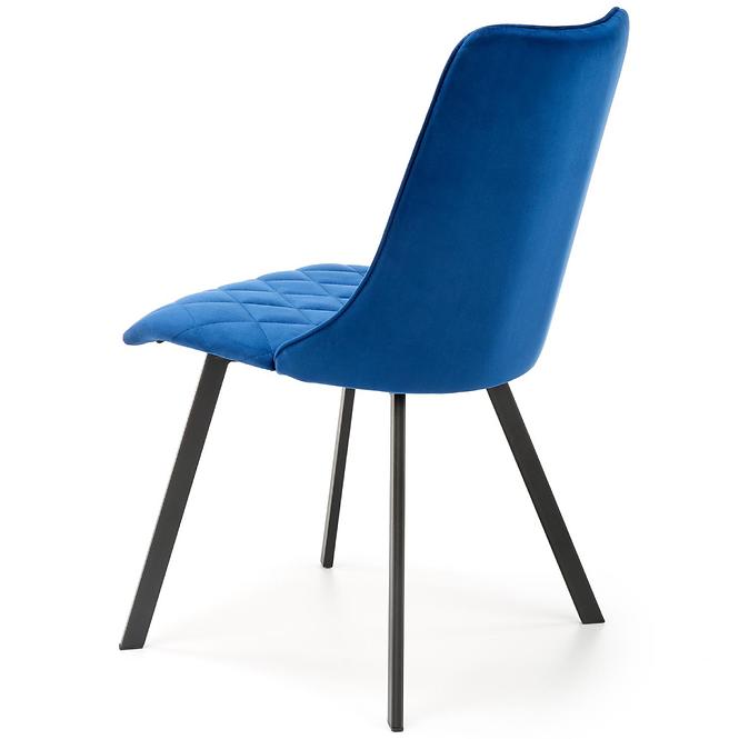 Stolička K450 Velvet/Kov Granát