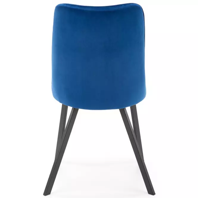 Stolička K450 Velvet/Kov Granát