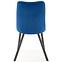 Stolička K450 Velvet/Kov Granát,8