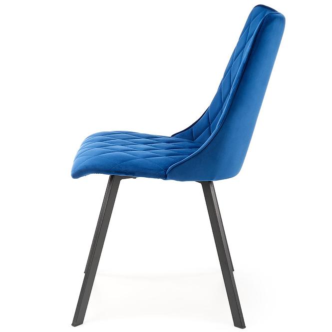 Stolička K450 Velvet/Kov Granát