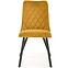 Stolička K450 Velvet/Kov horčicová,6