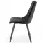 Stolička K450 Velvet/Kov čierna,3