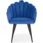 Stolička K410 Velvet/Kov Granátowy,10