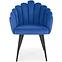 Stolička K410 Velvet/Kov Granátowy,10