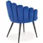 Stolička K410 Velvet/Kov Granátowy,5