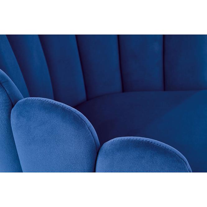 Stolička K410 Velvet/Kov Granátowy
