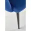 Stolička K410 Velvet/Kov Granátowy,9
