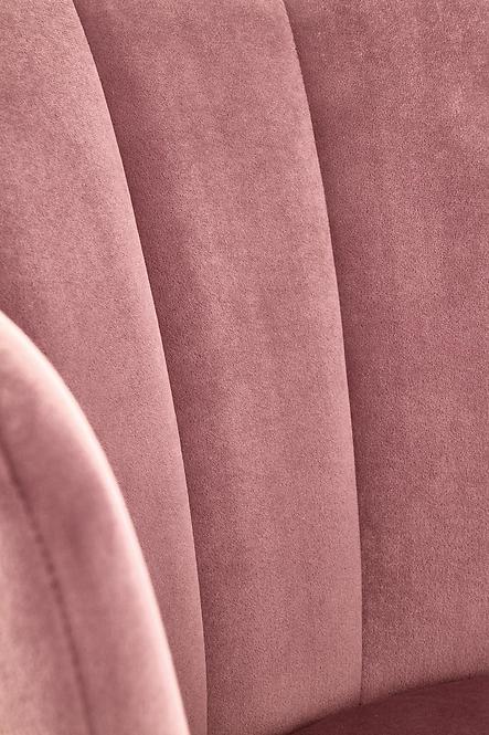 Stolička K386 Velvet/Kov Ružová