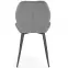 Stolička K453 Velvet/Kov Šedá,6