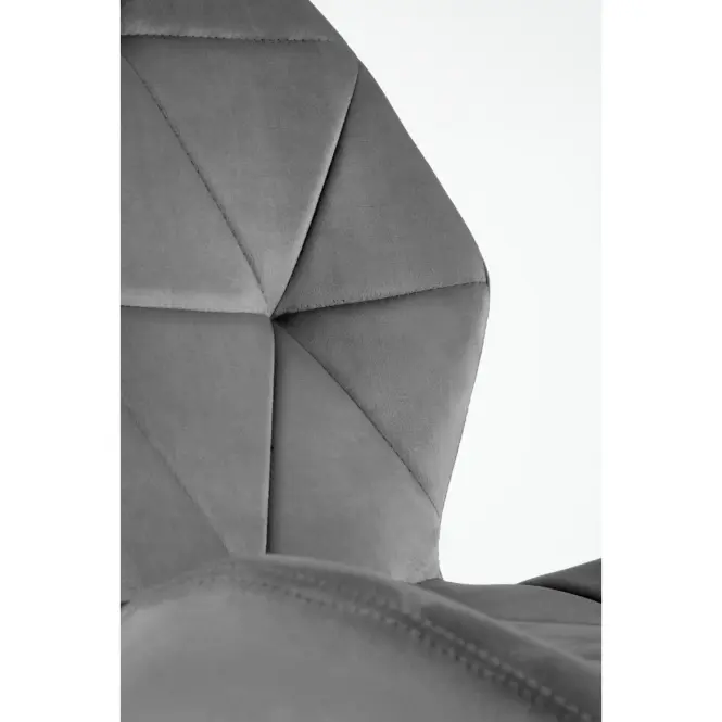 Stolička K453 Velvet/Kov Šedá,8