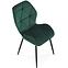 Stolička K453 Velvet/Kov Tmavozelený,4