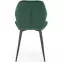 Stolička K453 Velvet/Kov Tmavozelený,5