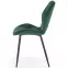 Stolička K453 Velvet/Kov Tmavozelený,7