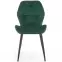 Stolička K453 Velvet/Kov Tmavozelený,9