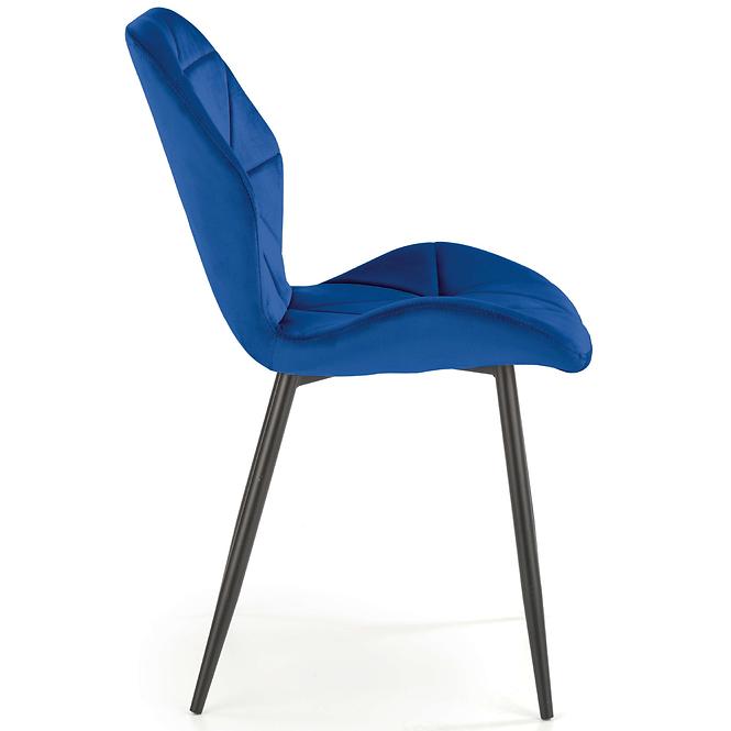 Stolička K453 Velvet/Kov Granát