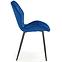Stolička K453 Velvet/Kov Granát,10
