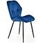 Stolička K453 Velvet/Kov Granát,4