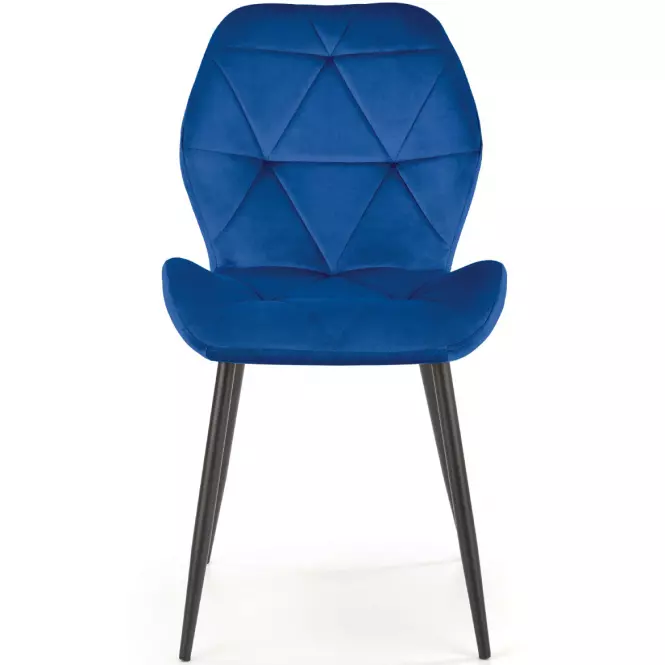 Stolička K453 Velvet/Kov Granát