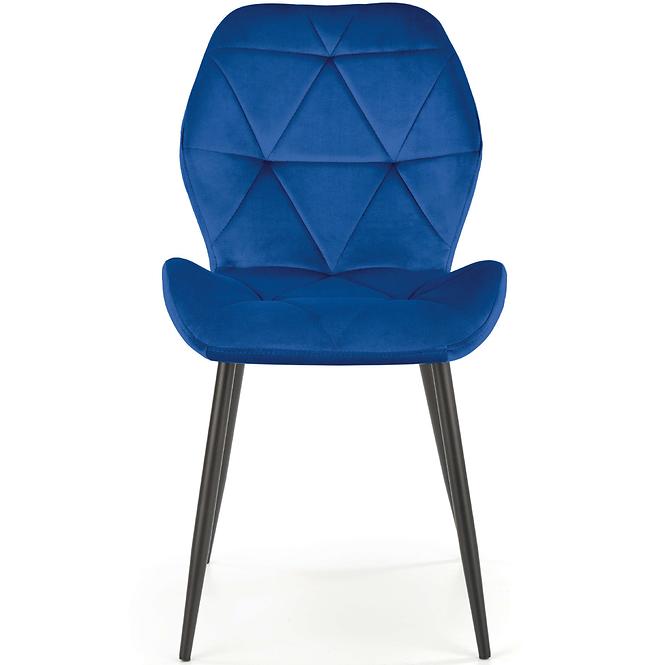 Stolička K453 Velvet/Kov Granát
