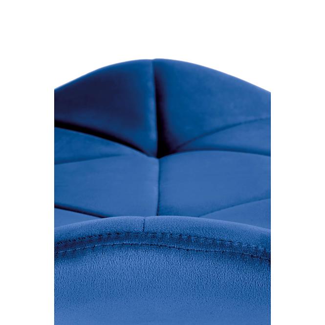 Stolička K453 Velvet/Kov Granát