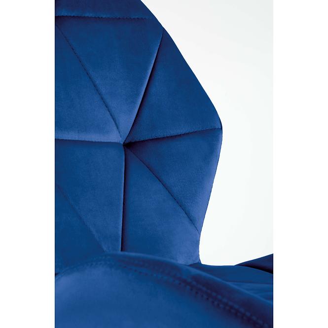 Stolička K453 Velvet/Kov Granát