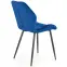Stolička K453 Velvet/Kov Granát,9