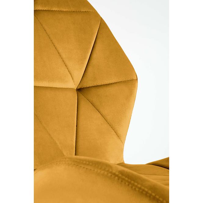 Stolička K453 Velvet/Kov Horčica