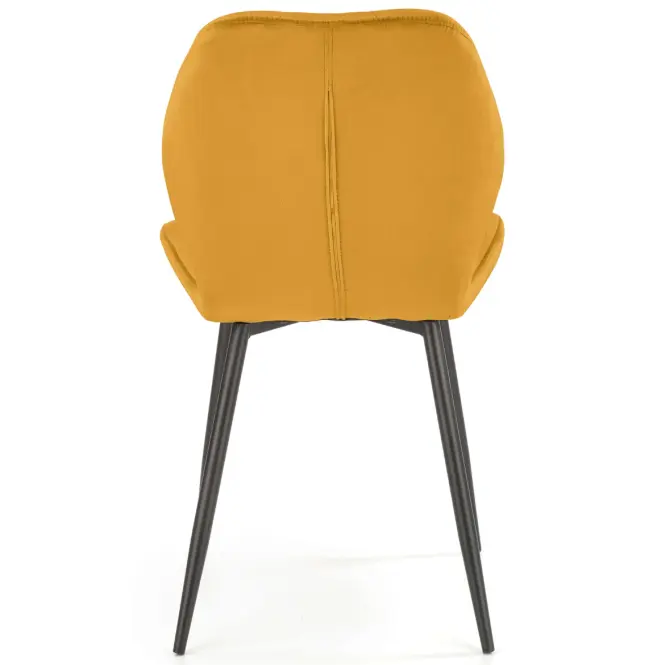 Stolička K453 Velvet/Kov horčicová,10