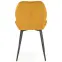 Stolička K453 Velvet/Kov horčicová,10