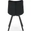 Stolička K332 Velvet/Kov čierna,10