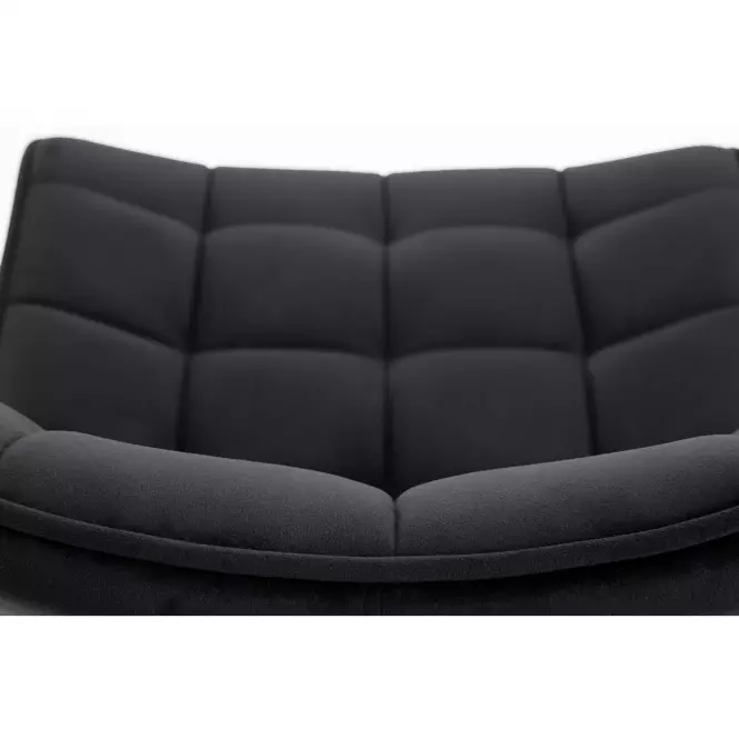 Stolička K332 Velvet/Kov čierna