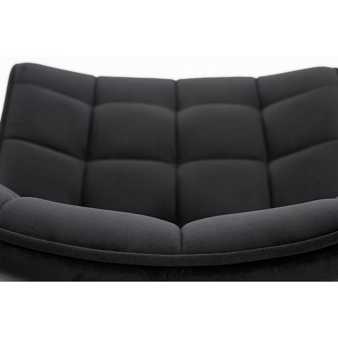 Stolička K332 Velvet/Kov čierna