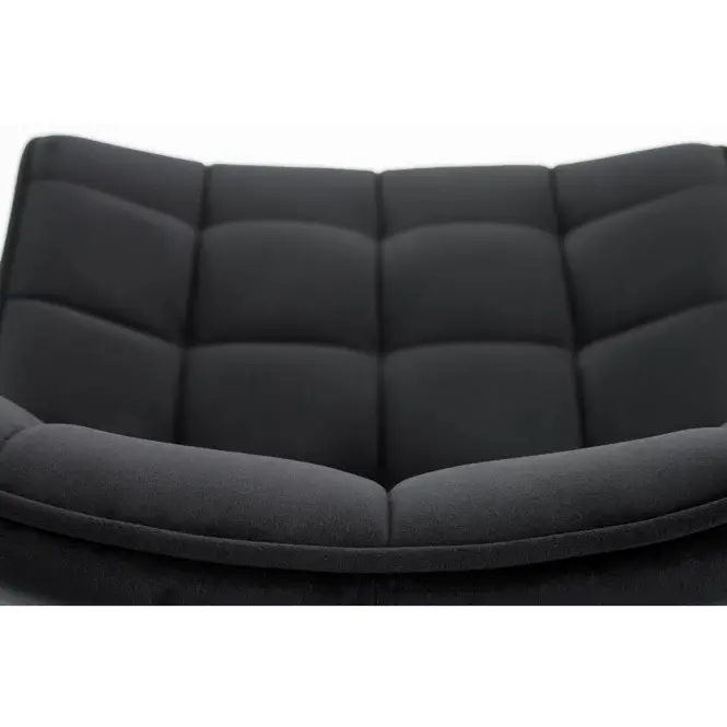 Stolička K332 Velvet/Kov čierna,7