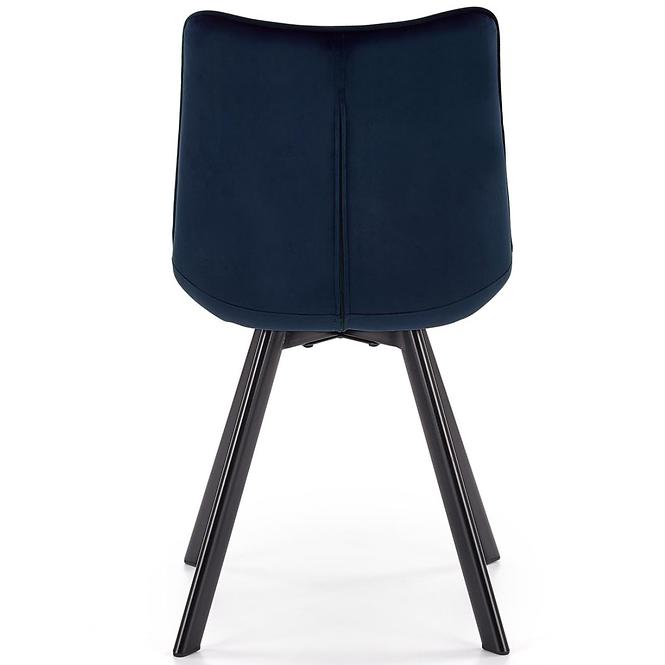 Stolička K332 Velvet/Kov Granátowy