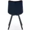 Stolička K332 Velvet/Kov Granátowy,10