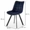 Stolička K332 Velvet/Kov Granátowy,2