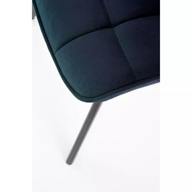 Stolička K332 Velvet/Kov Granátowy