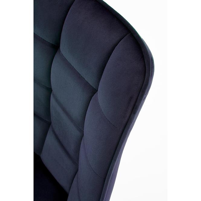 Stolička K332 Velvet/Kov Granátowy