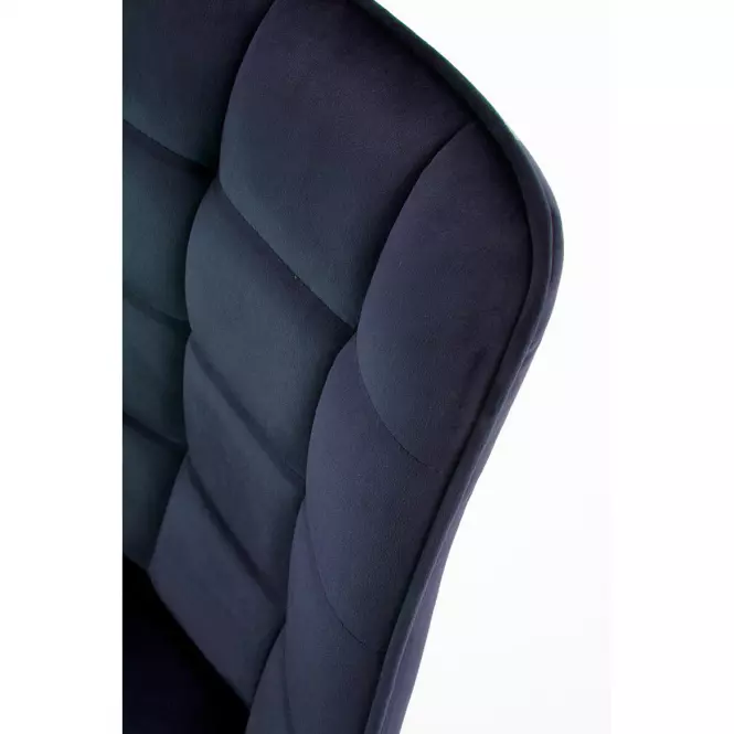 Stolička K332 Velvet/Kov Granátowy,6