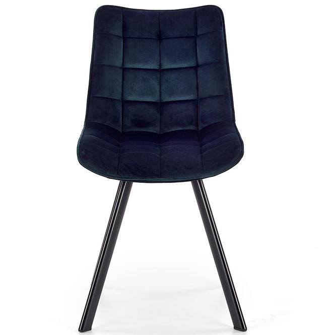 Stolička K332 Velvet/Kov Granátowy