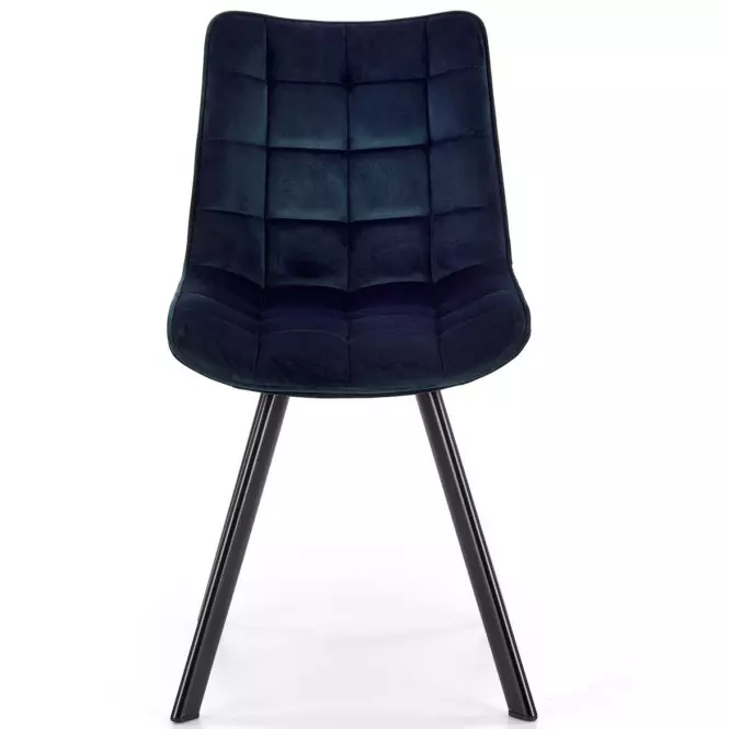 Stolička K332 Velvet/Kov Granátowy,8