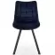 Stolička K332 Velvet/Kov Granátowy,8