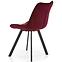 Stolička K332 Velvet/Kov Bordó,4