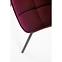 Stolička K332 Velvet/Kov Bordó,5