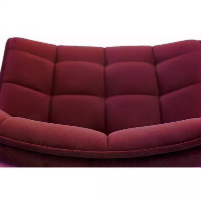 Stolička K332 Velvet/Kov Bordó