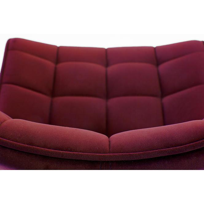Stolička K332 Velvet/Kov Bordó