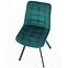 Stolička K332 Velvet/Kov tyrkysová,9