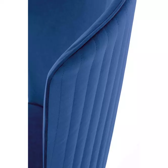 Stolička K446 Velvet/Kov Granát